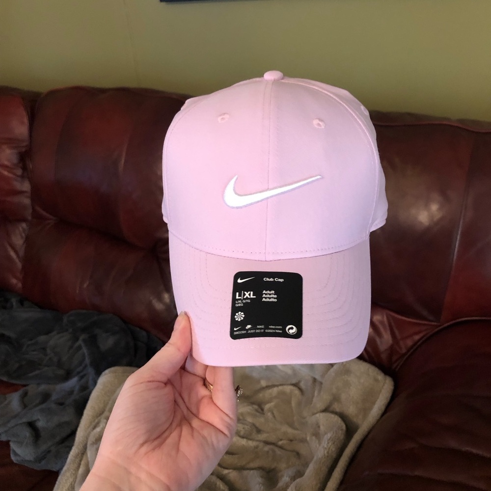 Nike Light Pink Cap with White Logo